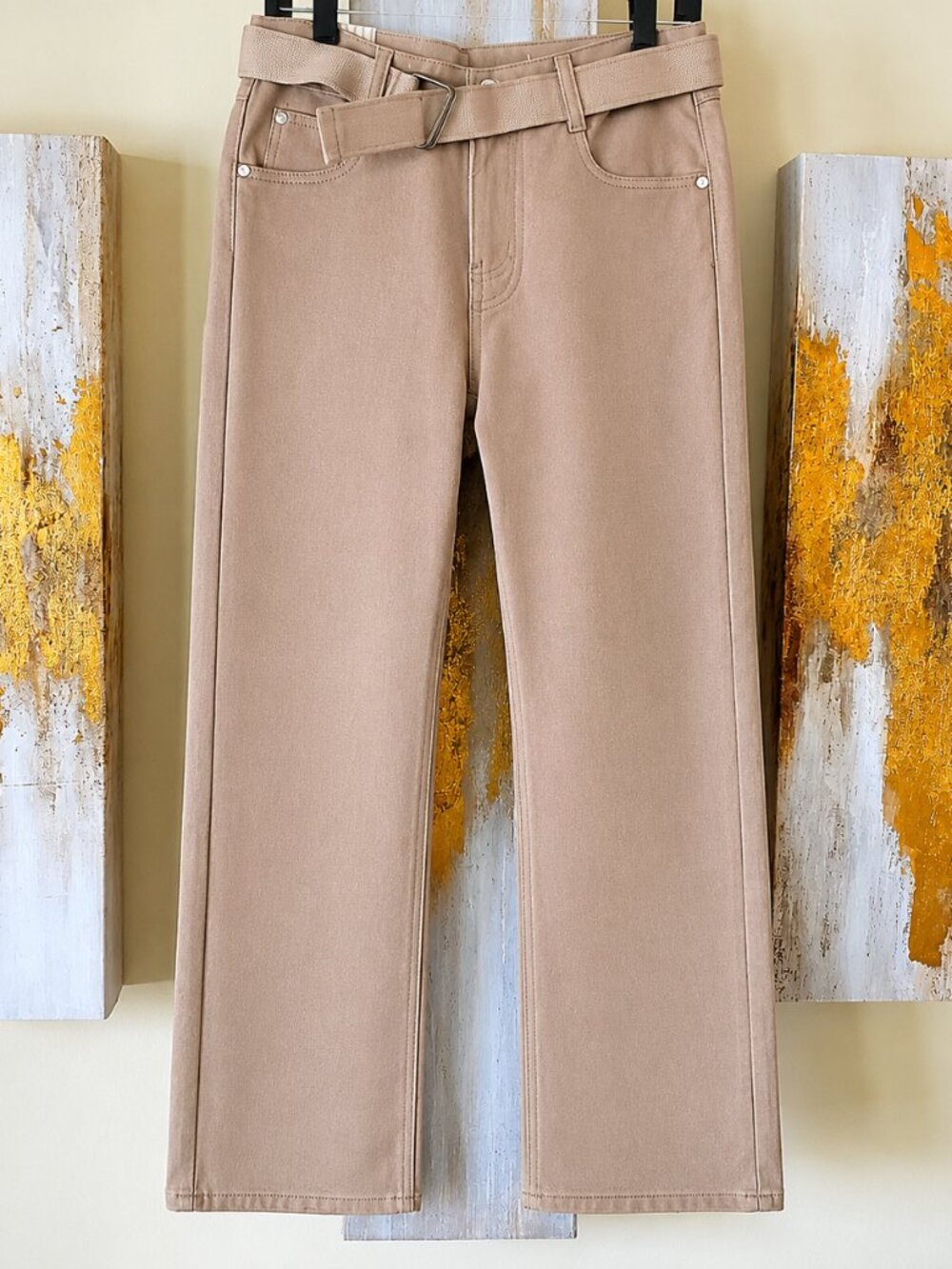 Old Skool Boys Khaki Denim Jean SZ 18